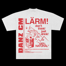 Load image into Gallery viewer, Danz CM - LÄRM! Tee Jumbo Print [Ltd. Edition, Red/White] Pre-Order

