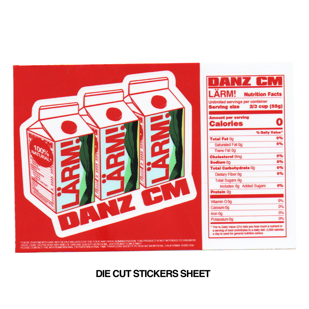 Danz CM - LÄRM! Sticker Sheet [6